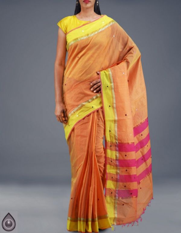 Online shopping for pure mangalagiri cotton sarees collection by unnatisilks