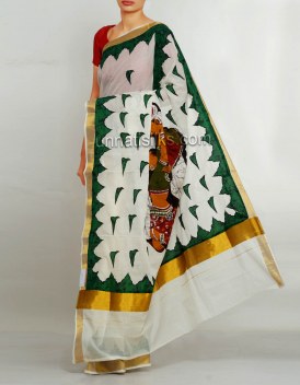 Online shopping for kerala kasavu cotton sarees by unnatisilks