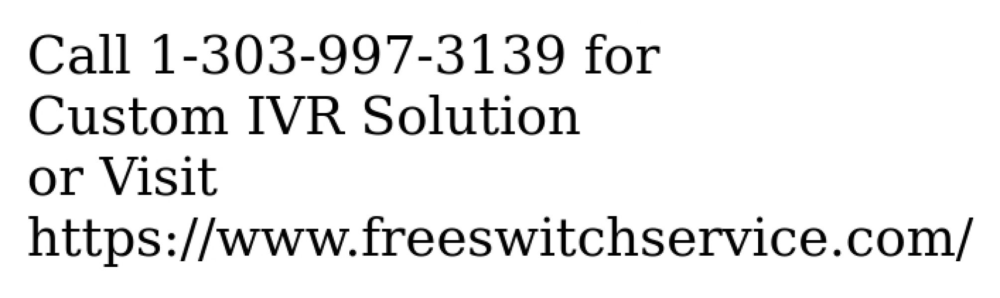 Custom IVR Solution Offered for Enterprises
