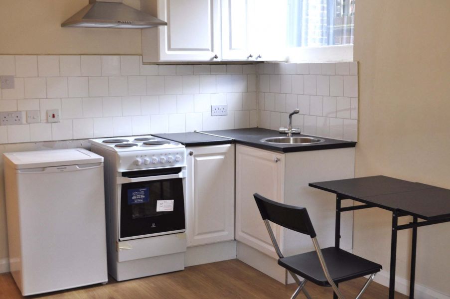 £225 / w - Spacious studio flat with shared patio close to Hammersmith station 