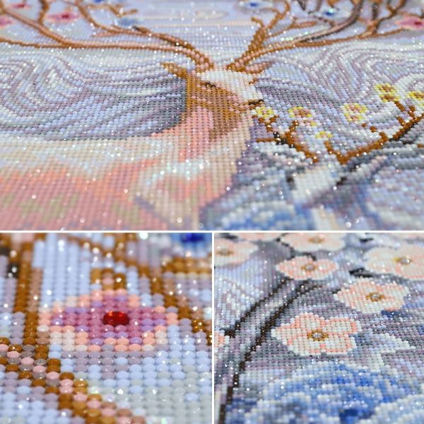 Plum deer- 5D picture sizediamond paintings
