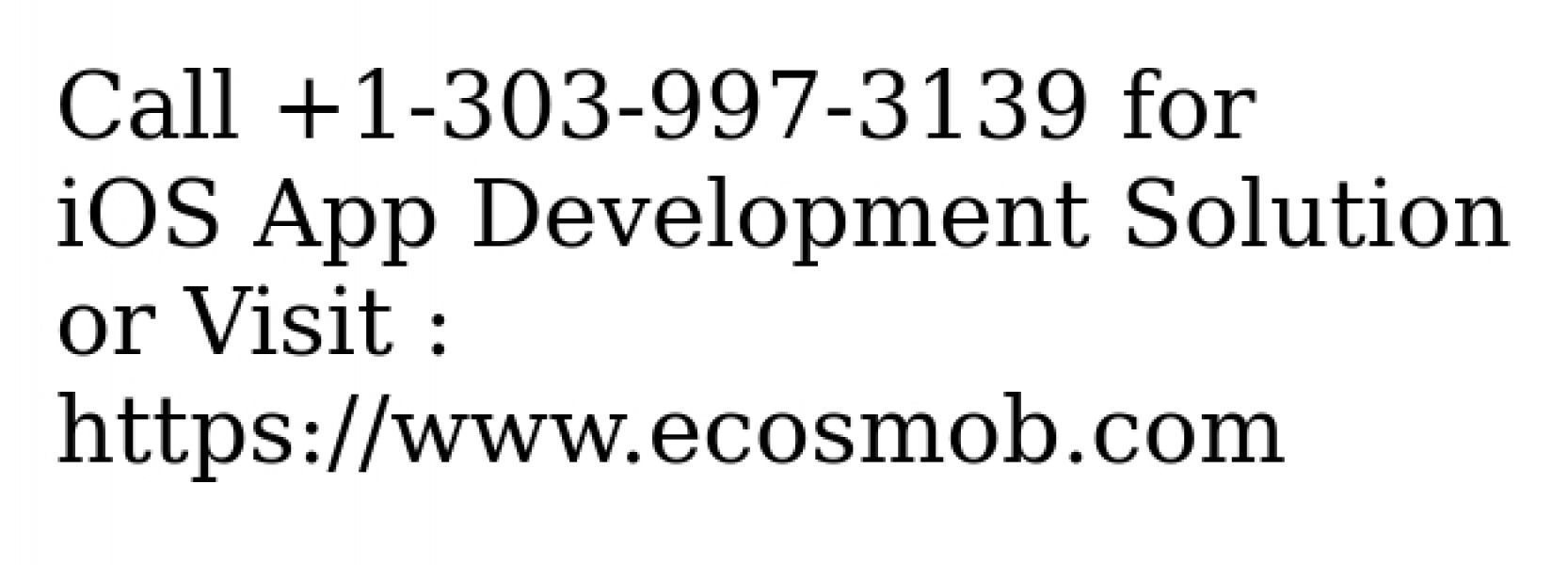 IOS Application Development For Customized Business Needs