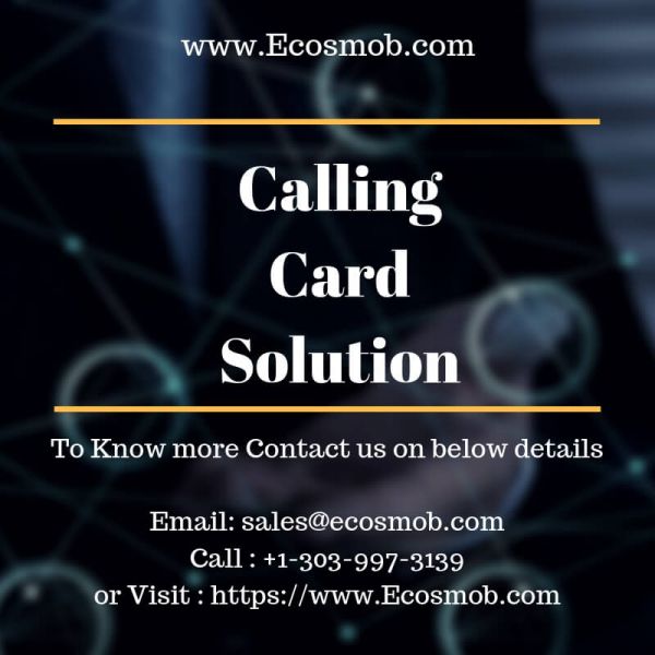 Calling Card Solution Development with Advance VoIP Technology