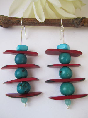 Vegetable ivory jewellery from Latin America