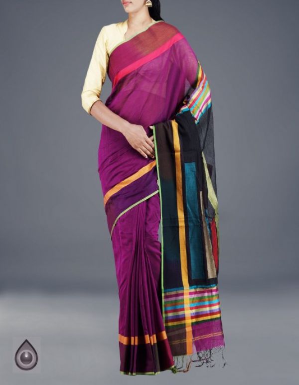 Online shopping for multicolor maheshwari sico sarees by unnatisilks