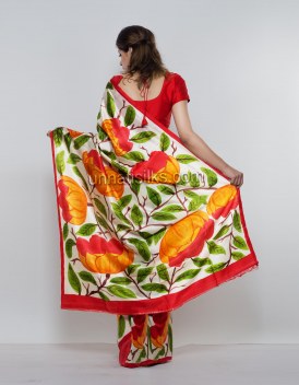 Online shopping for bengal mulberry soft silk saris by unnatisilks