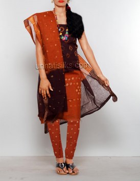 Online shopping for bandhani salwar kameez by unnatisilks