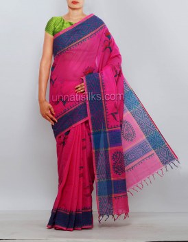 Online shopping for pure kanchi cotton saris by unnatisilks