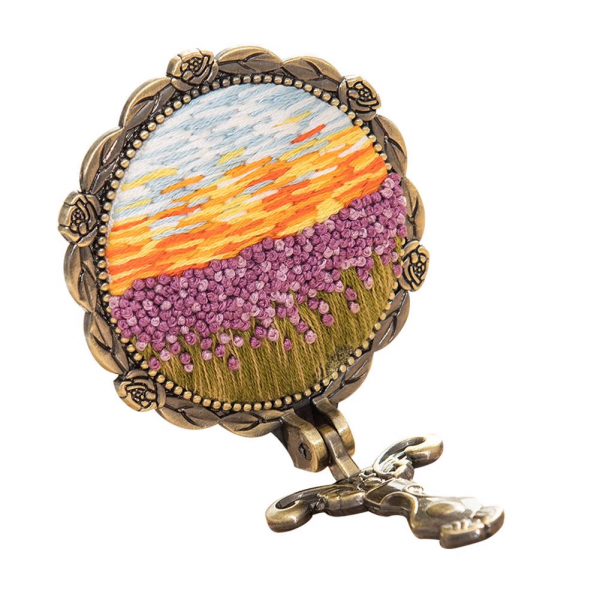 Su Embroidery DIY Mirror-Flowers Sea