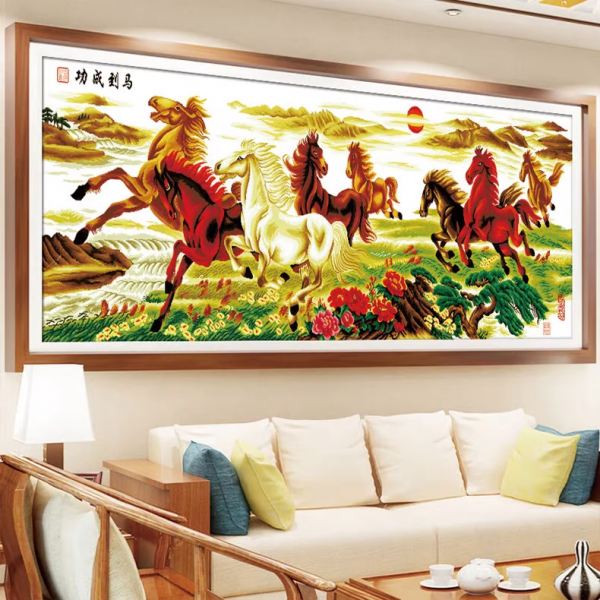 Steed-5D picture size diamond paintings