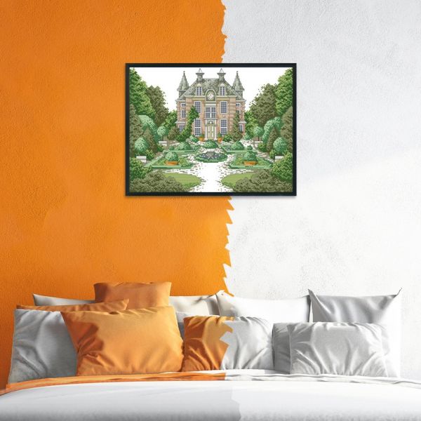 Manor - 14ct punto croce timbrato - 40-32cm