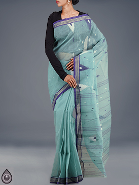 Online shopping for pure handloom bengal cotton tant sarees by unnatisilks