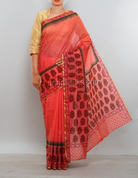 Online shopping for corporate wear saris by unnatisilks