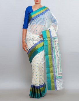 Online shopping for casual cream color saris by unnatisilks