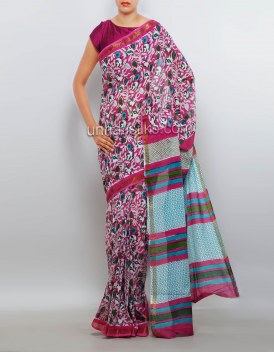 Online shopping for lovely pink color sarees by unnatisilks