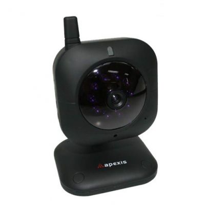 Mini home wireless ip camera APM-H401-WS with H.264 Video Compression Format, Supports Audio Input a