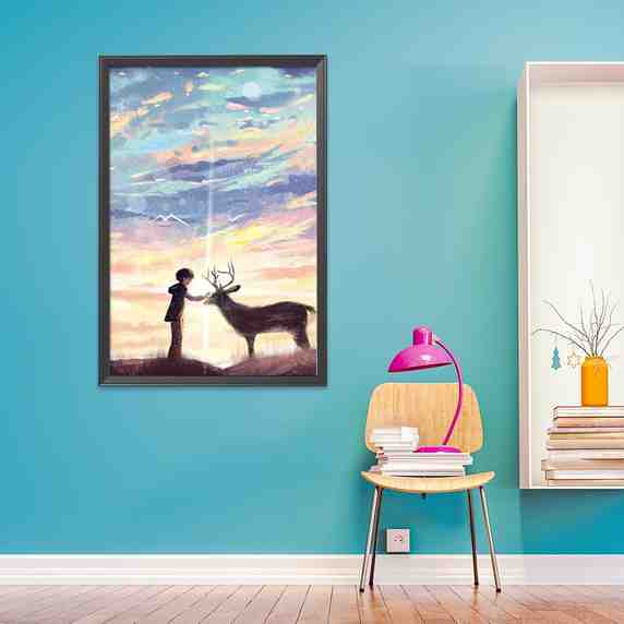 Cross Stitch Kit-Children Elk (48*68cm)