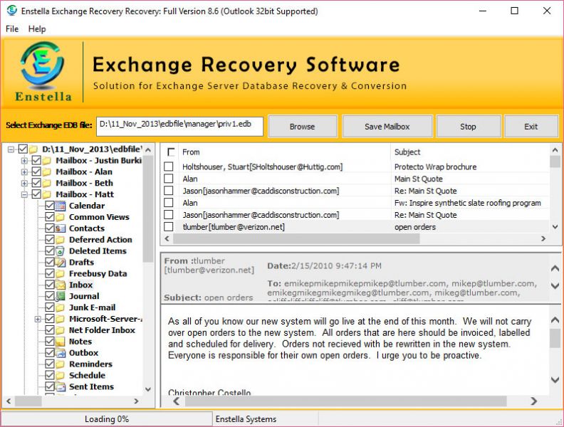 Exchange Recovery Software