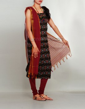 Online shopping for unstitched pure handloom pochampally cotton salwar kameez by unnatisilks