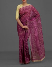 Online shopping for decent pure cotton printed sarees collection by unnatisilks