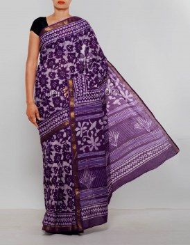 Online shopping for rajasthani cotton summer saris by unnatisilks