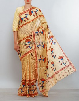 Online shopping for corporate wear saris by unnatisilks