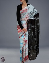 Online shopping for chiffon shibori sarees collection by unnatisilks