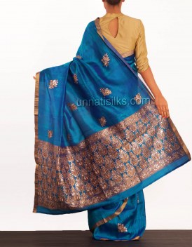 Online shopping for kundan work sarees by unnatisilks
