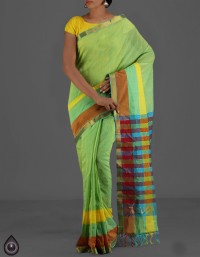 Online shopping for pure handloom mangalagiri cotton sarees collection by unnatisilks