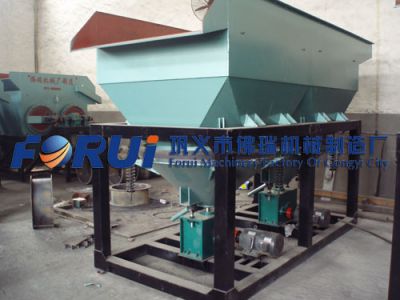 jig separator for ore beneficiation & slag recovery 