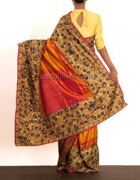 Online shopping for kundan work sarees by unnatisilks