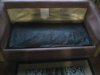 SOFA BED - TERRACOTTA - PICK UP ONLY