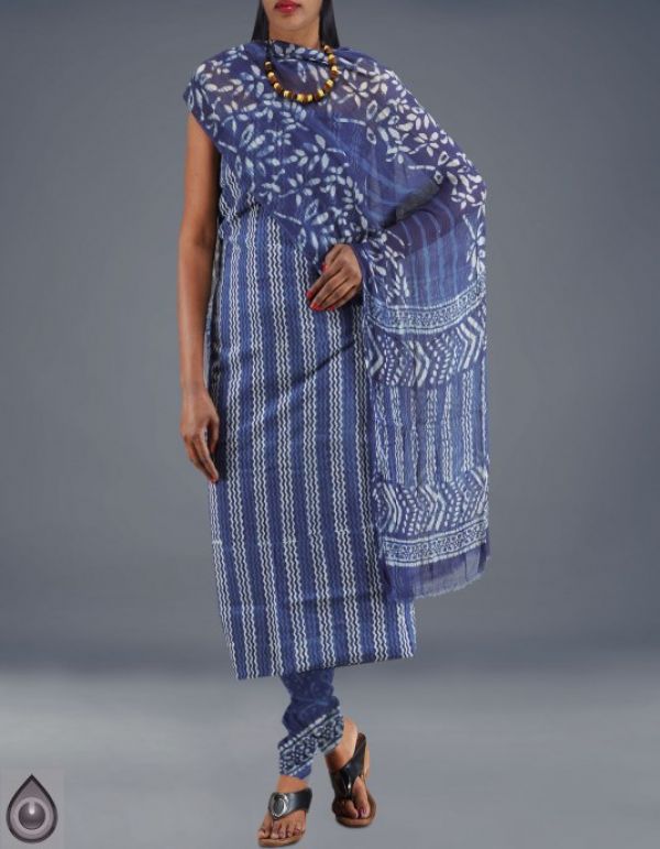 Online shopping for unstitched pure rajasthani soft cotton salwar kameez by unnatisilks