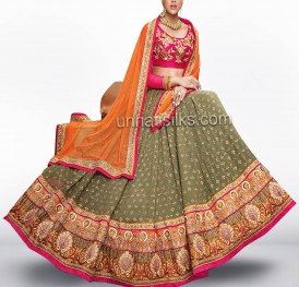 Online shopping for party georgette designer lehanga choli by unnatisilks
