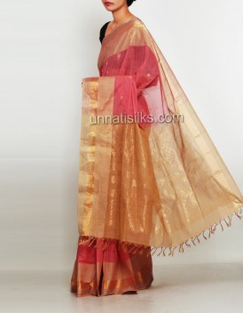 Online shopping for traditional pure handloom dharmavaram cotton sarees by unnatisilks