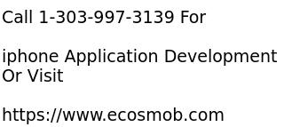Iphone application development