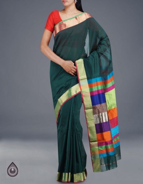 Online shopping for multicolor maheshwari sico sarees by unnatisilks