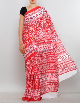 Online shopping for malmal soft cotton saris by unnatisilks