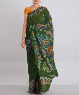 Online shopping for pure batik cotton saris by unnatisilks