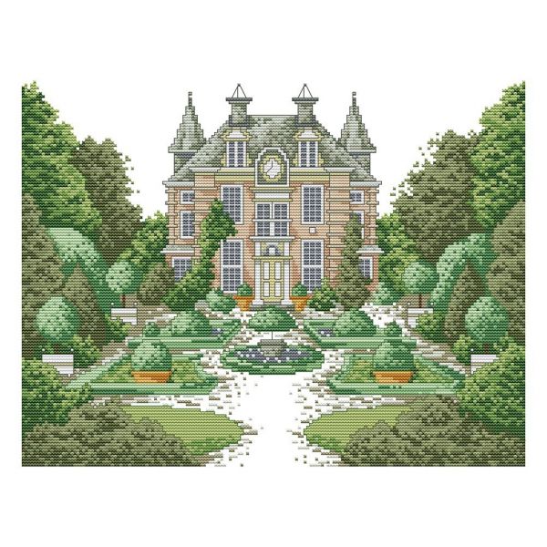 Manor - 14ct punto croce timbrato - 40-32cm