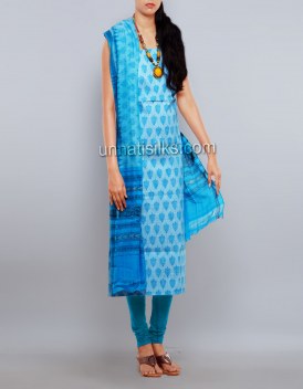 Online shopping for unstitched pure handloom pochampally cotton salwar kameez by unnatisilks