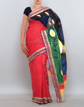 Online shopping for Ramzon festival cotton saris collection by unnatisilks