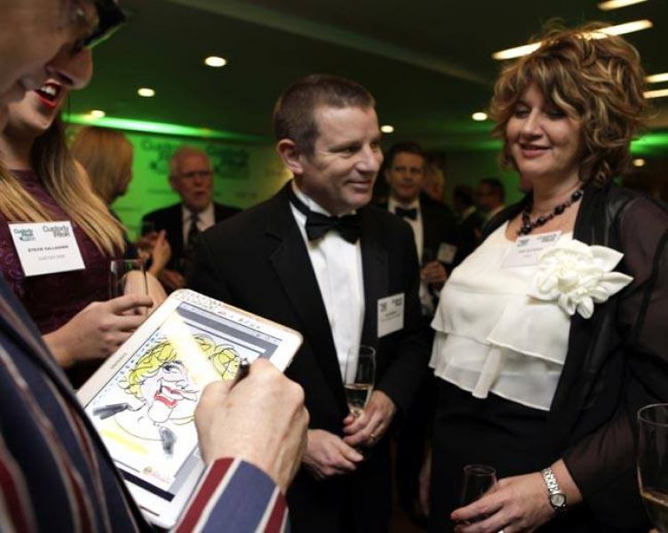 Caricaturist Entertainment at Parties