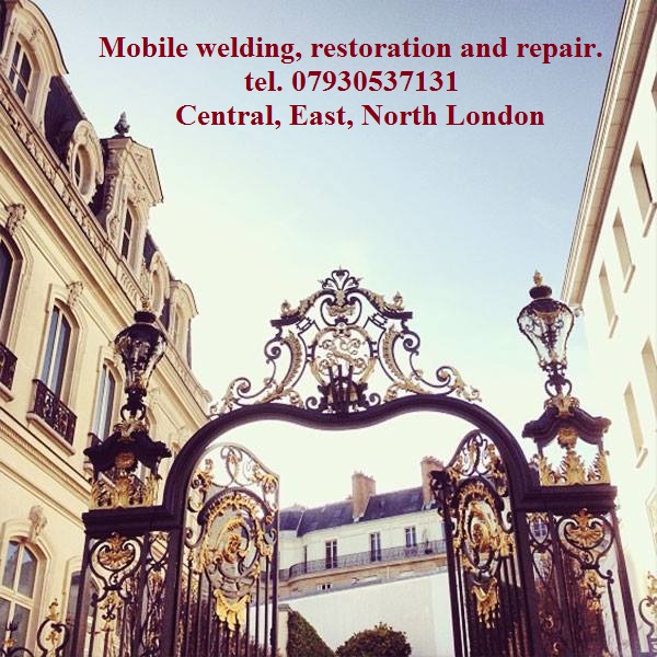 Mobile welding, restoration, repair. Welder, engineer. Central London, East London, North London