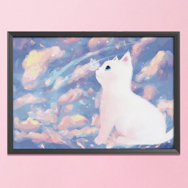 Cross Stitch Set - Cartoon Cat