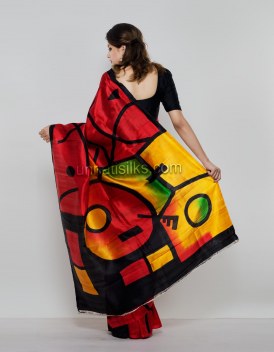 Online shopping for bengal mulberry soft silk saris by unnatisilks