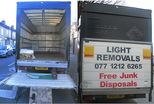 London Man and Van Domestic and Office Removals Disposals