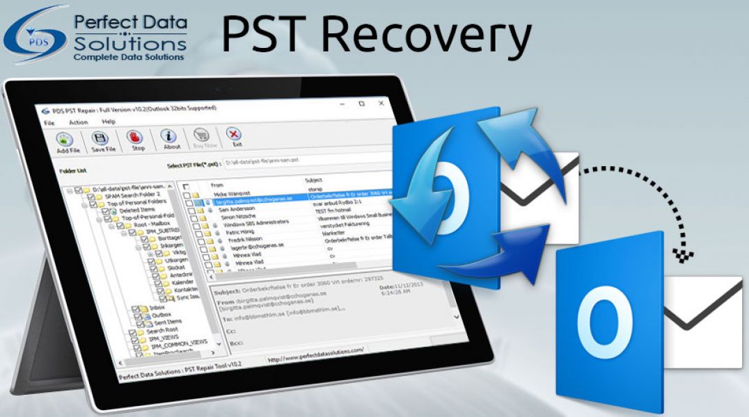 PST file recovery 